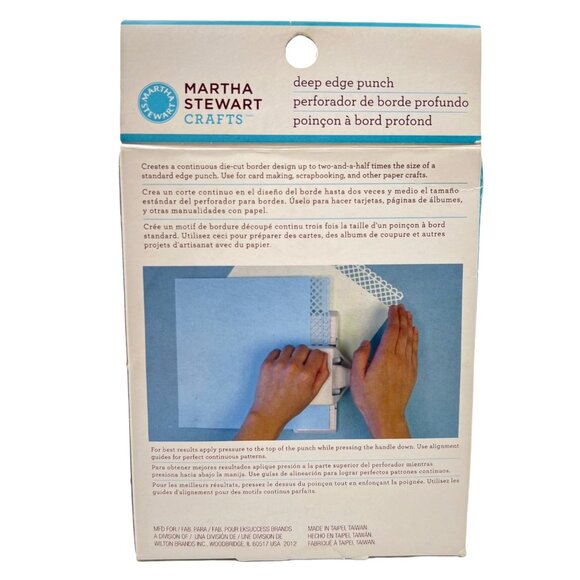 Double Edge Punch Daisy Lace Trim Martha Stewart Crafts New in Box Scrapbooking - Picture 4 of 7